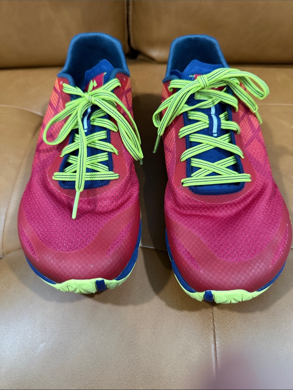Merrell Women's Pink and Lime Green Athletic Running Shoes